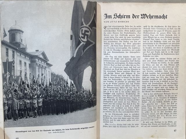 Original WWII German Kyffhäuser Calendar 1940 Book, Kyffhäuser-Kalender — image 7