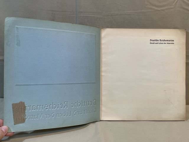 Original Pre-WWII German Navy Cigarette Card Album, Deutsche Reichsmarine — image 4