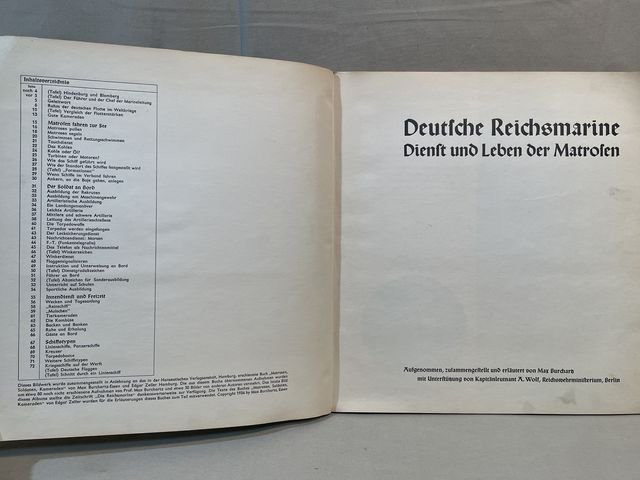 Original Pre-WWII German Navy Cigarette Card Album, Deutsche Reichsmarine — image 5