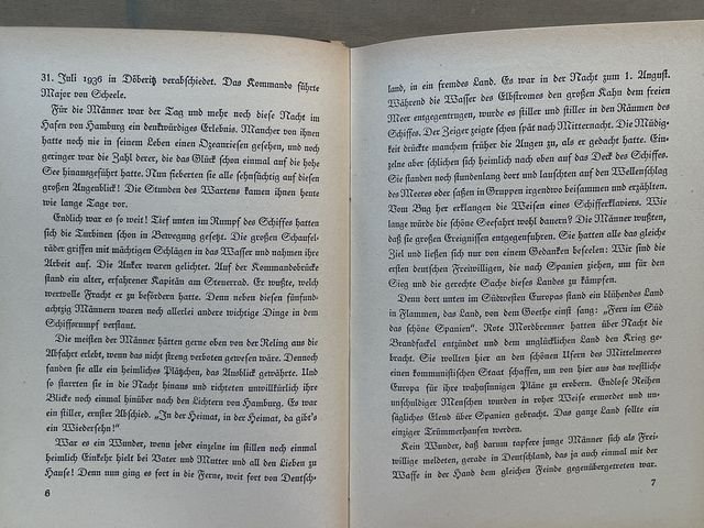 Original Pre-WWII German Airmen Over Spain (Blue Div.) Book, Flieger ³ber Spanien — image 7