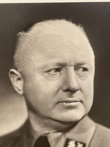 Original WWII German Personality Postcard with Signature, Gauleiter JAKOB SPRENGER