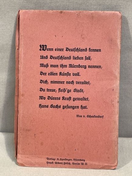 Original Nazi Era German N³rnberg Nazi Rally Photograph Set FOLDER — image 2