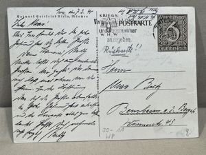 Original Nazi Era German WHW DANZIG IS GERMAN Postcard, Danzig ist Deutsch