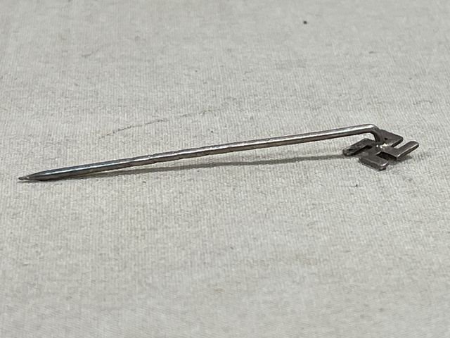 Original Nazi Era German SWASTIKA Pin, 6mm X 6mm — image 3