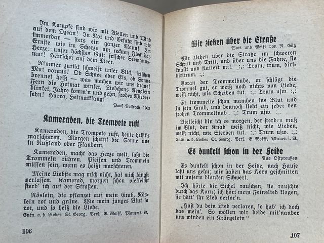 Original 1937 German Hitler Youth Song Book, Uns geht die Sonne nicht unter — image 9