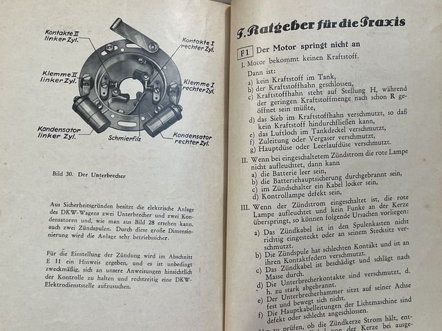 Original 1938 German Operating Instruction for DKW Front-Wheel Drive Car — image 21