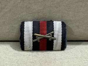 Original Pre-WWII German Combatant's 1914-18 Cross of Honor Ribbon Bar, UNISSUED