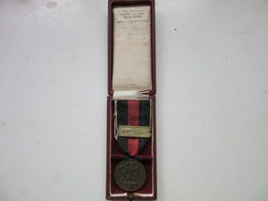1st October 1938 Medal With Bar Boxed