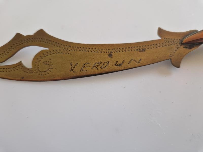Ww1 Letter Opener Verdun