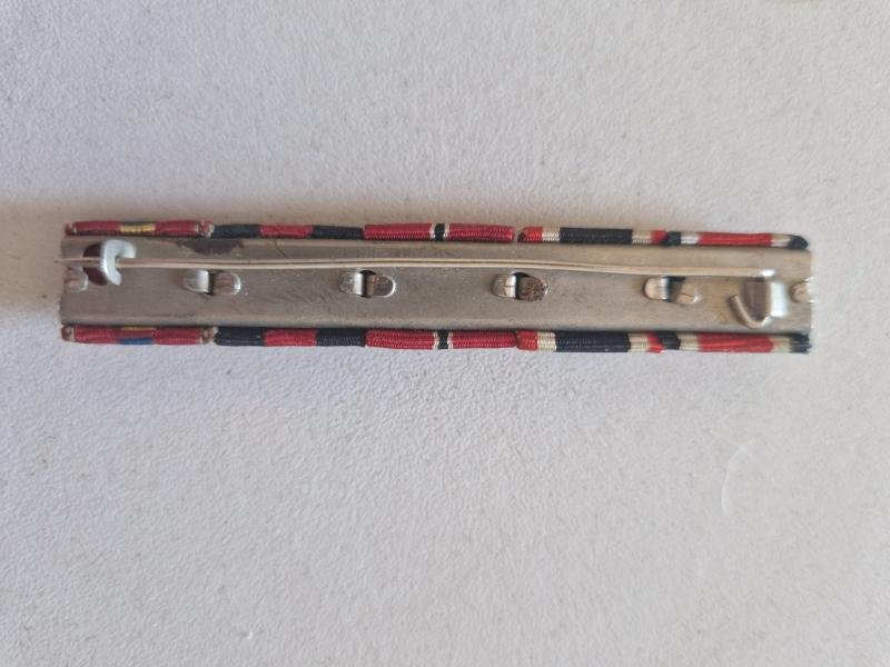 Iron Cross 2nd Class 1939 5 Place Ribbon Bar