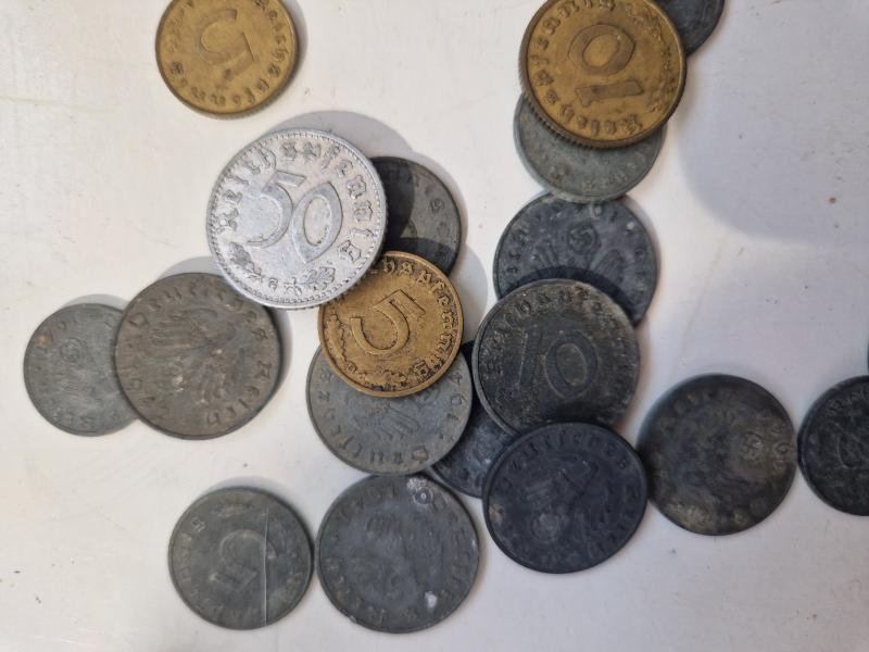 Group of German Ww2 Coins