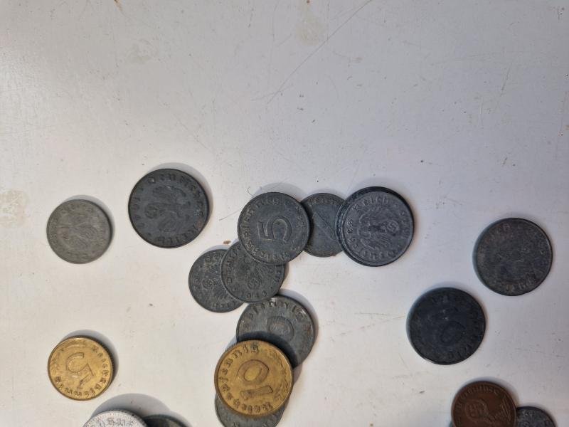 Group of German Ww2 Coins