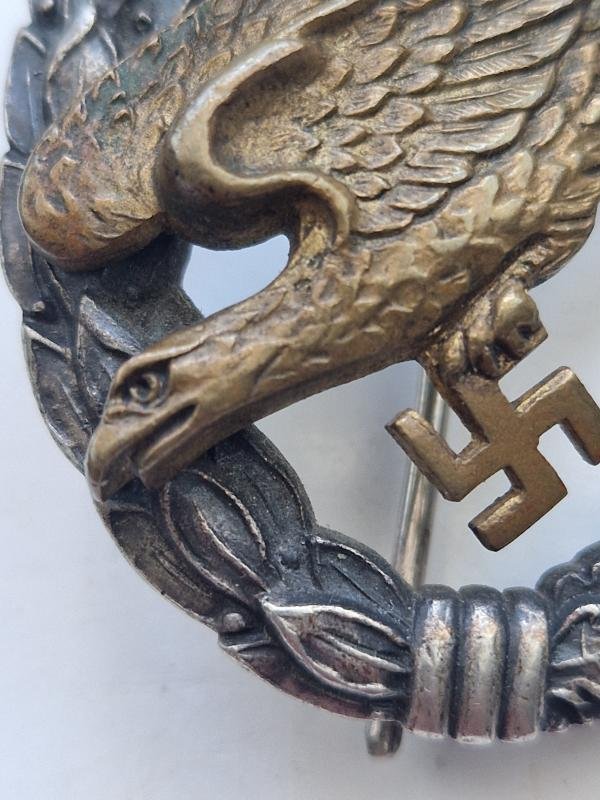 German Luftwaffe Paratrooper Badge Early
