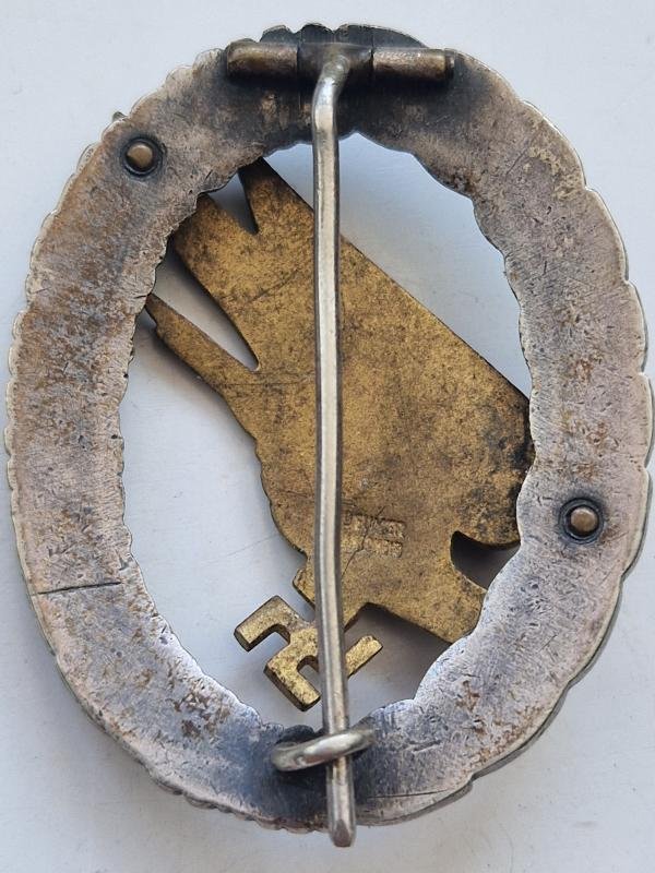 German Luftwaffe Paratrooper Badge Early