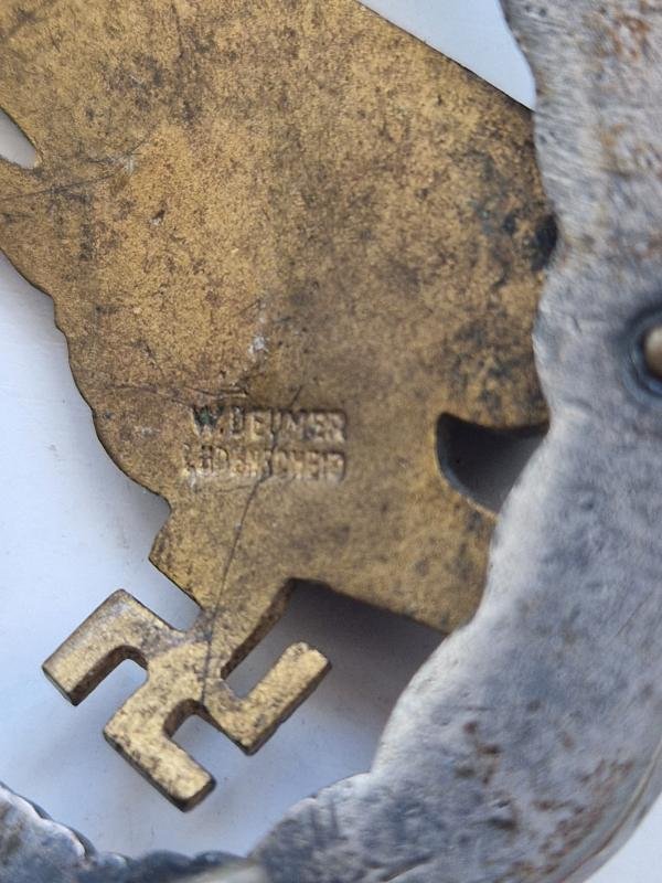 German Luftwaffe Paratrooper Badge Early