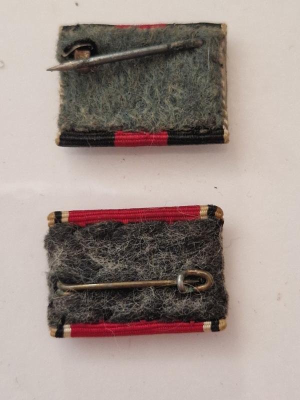 1st October Medal 1938 and 13th March ribbon Bars