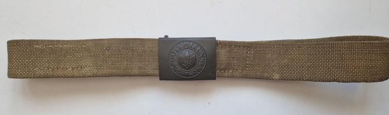 Afrikakorps Belt and Buckle with Web Fob