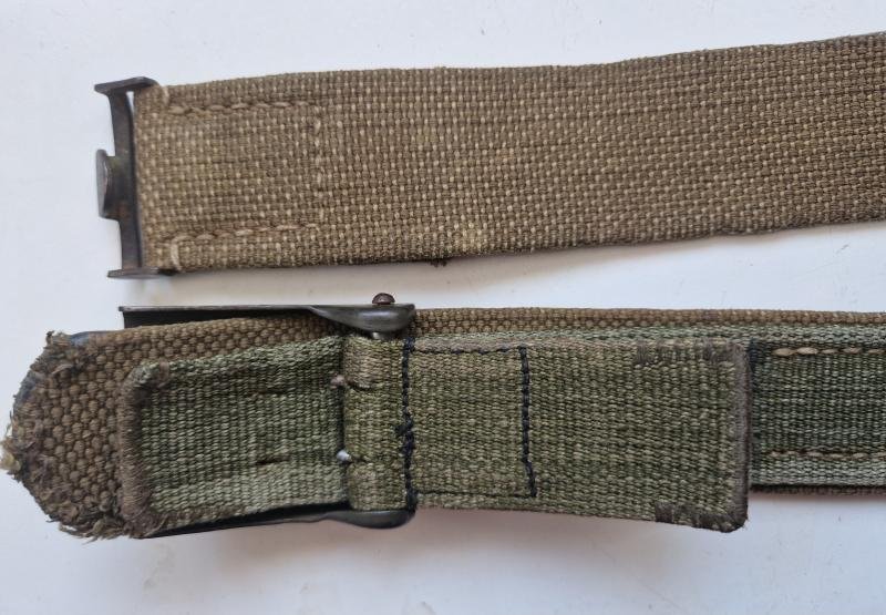 Afrikakorps Belt and Buckle with Web Fob