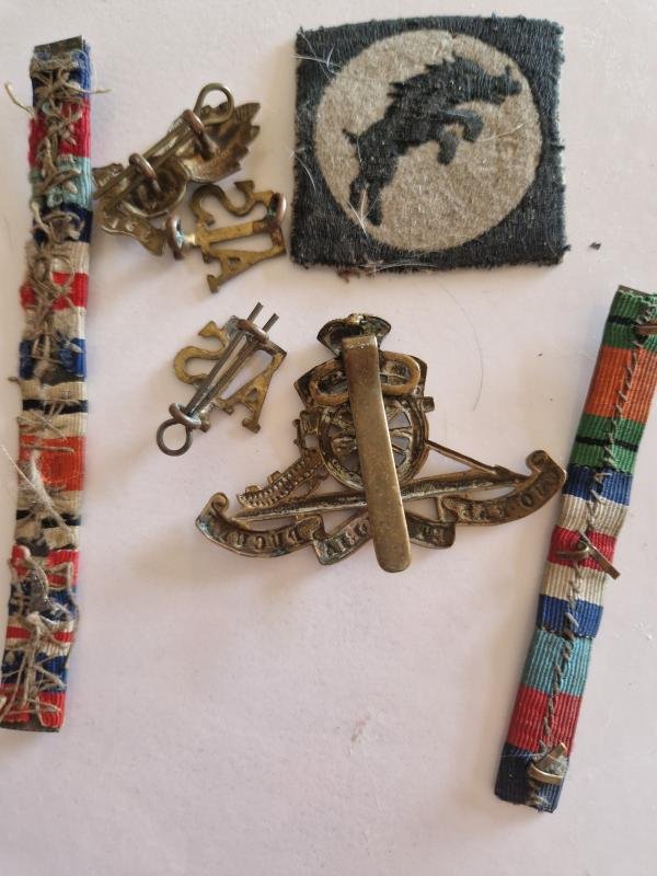 WW2 Items to include Canadian Cap badge