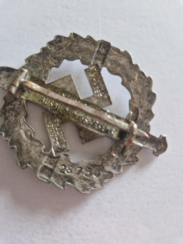 SA Sports Badge in Silver