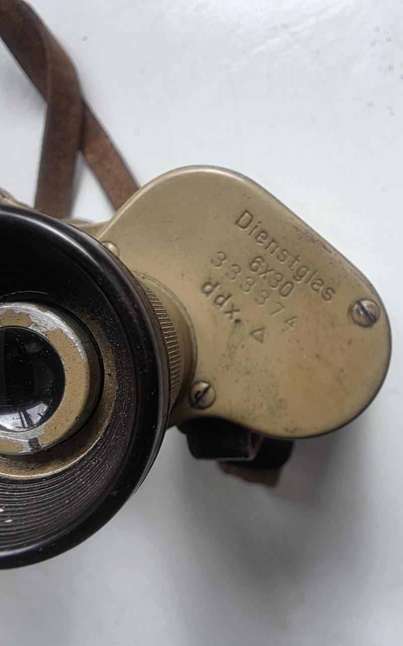 German 6 x 30 Binoculars with Strap