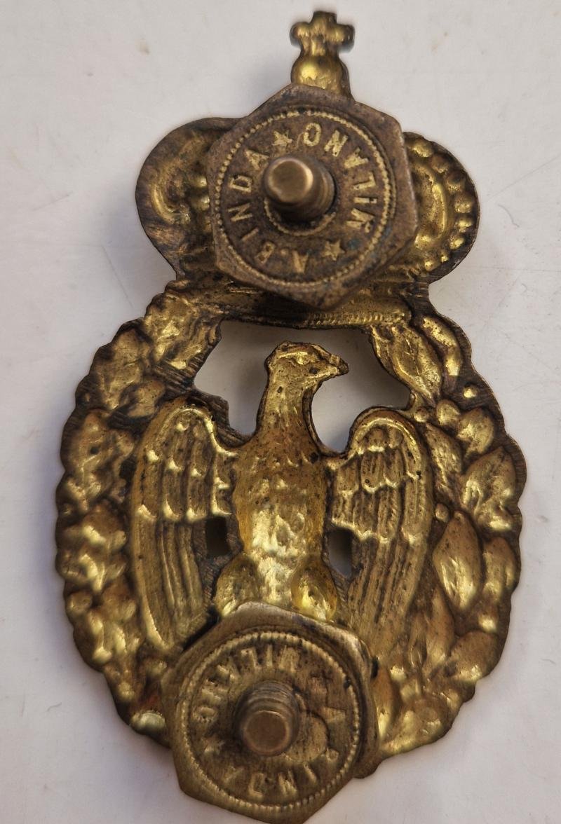 Italian WW2 Air Force Cap Badge