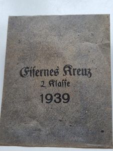 Iron Cross 2nd Class 1939 Issue Pack