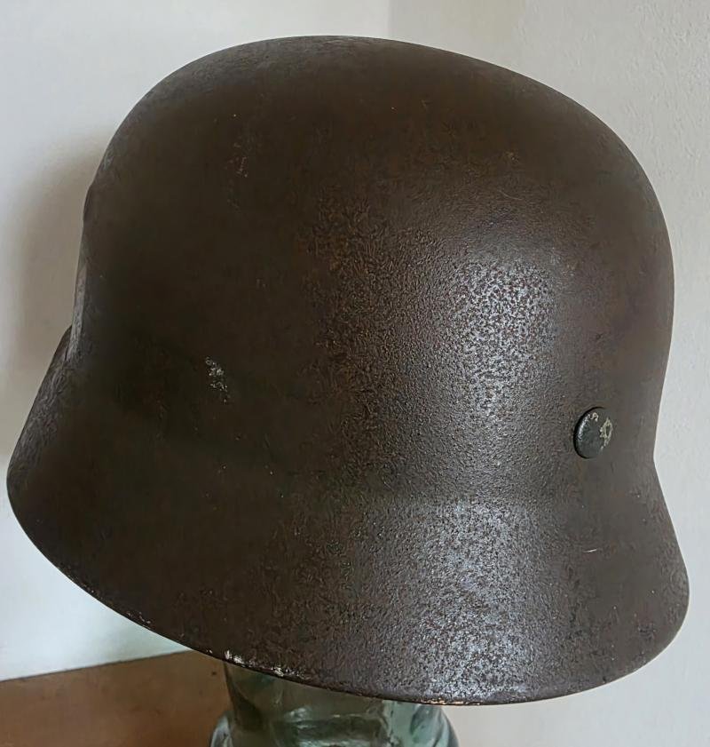 German Army Single Decal Combat Helmet