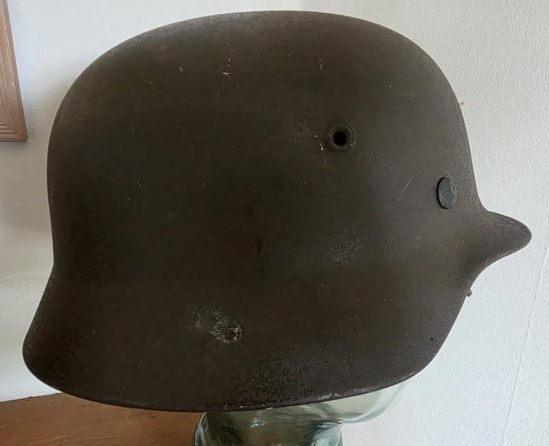 German Army Single Decal Combat Helmet