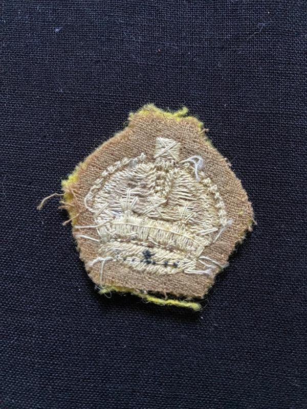 WW2 OFFICERS CROWN PATCH — image 2