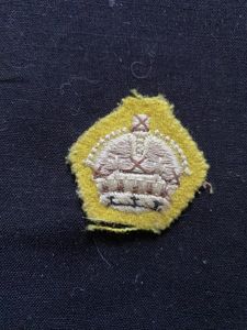 WW2 OFFICERS CROWN PATCH