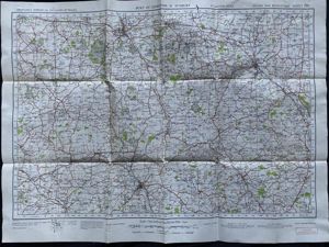 BURY ST EDMUNDS & SUDBURY WAR REVISION 1940 MAP