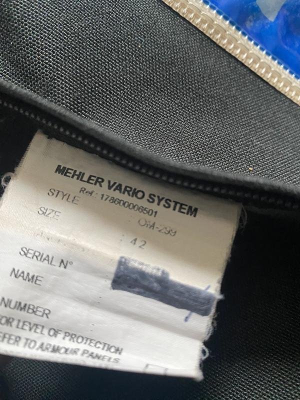 MEHLER TACTICAL PERSONNEL PROTECTION VEST — image 7