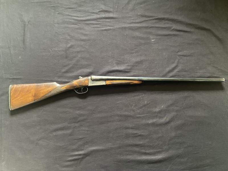 (WAS £275) DEACTIVATED BRITISH KESTREL 12B DOUBLE BARREL SHOTGUN (NEW EU DEACTIVATION)