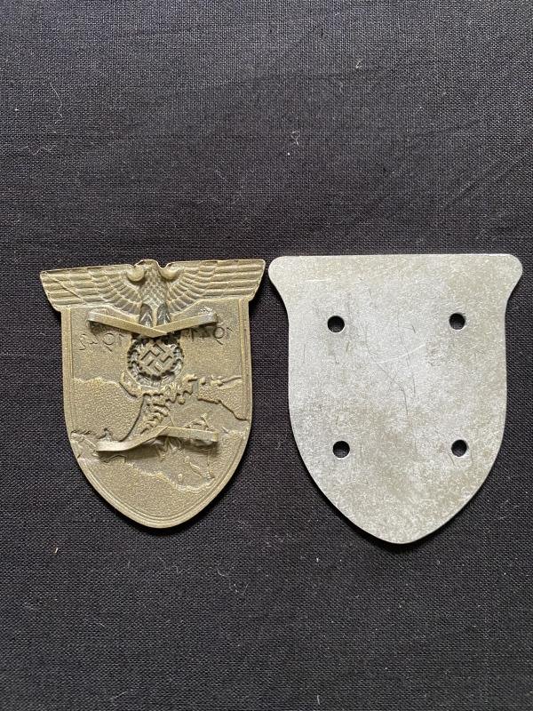 REPRODUCTION WW2 GERMAN KRIM SHIELD — image 2