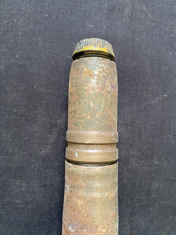 WW2 GERMAN 3.7CM FLAK SHELL (INERT) — image 2