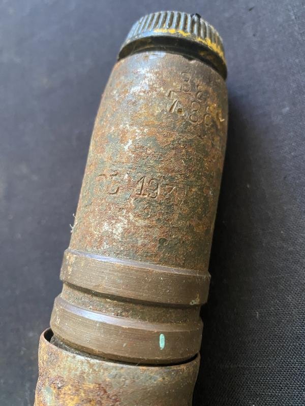 WW2 GERMAN 3.7CM FLAK SHELL (INERT) — image 6