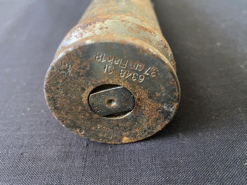 WW2 GERMAN 3.7CM FLAK SHELL (INERT) — image 7