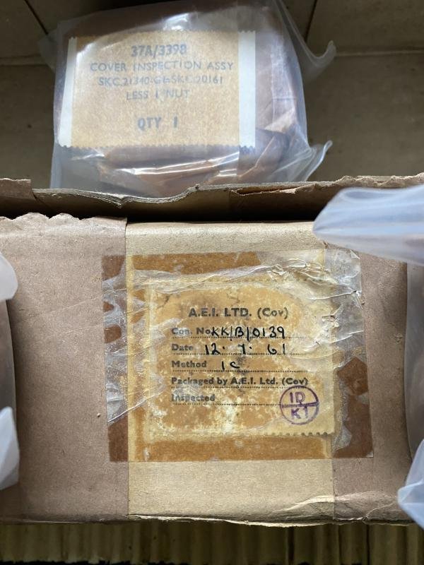 BOX OF 3 X A.E.I LTD INSPECTION ASSY COVER LESS 1 NUT — image 3