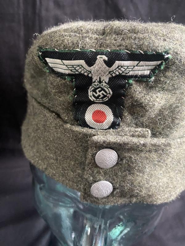 REPRODUCTION WW2 GERMAN M42 GARRISON CAP — image 2