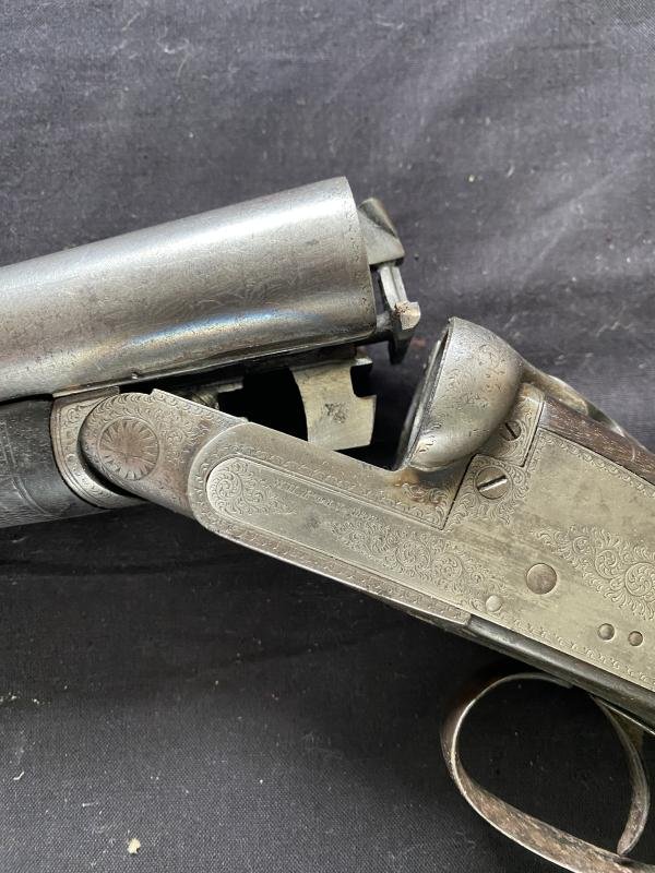 DEACTIVATED BRITISH W.H. POLLARD 12B DOUBLE BARREL SHOTGUN (NEW EU DEACTIVATION) — image 10
