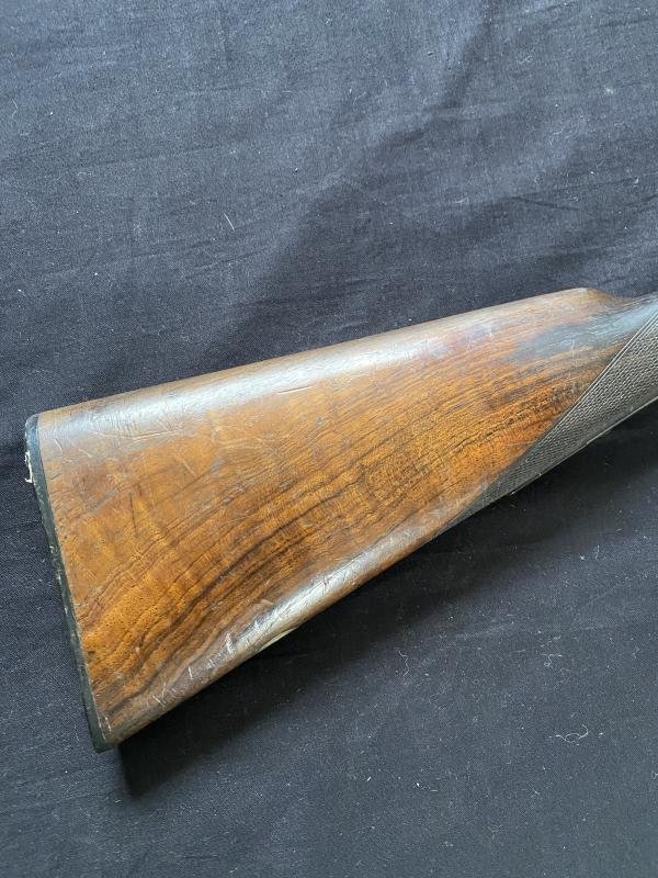 DEACTIVATED BRITISH W.H. POLLARD 12B DOUBLE BARREL SHOTGUN (NEW EU DEACTIVATION) — image 2