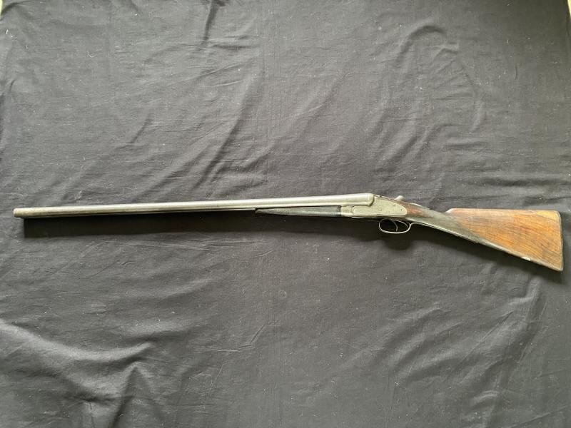DEACTIVATED BRITISH W.H. POLLARD 12B DOUBLE BARREL SHOTGUN (NEW EU DEACTIVATION) — image 6