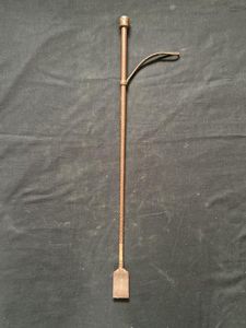 BROWN LEATHER HORSE WHIP