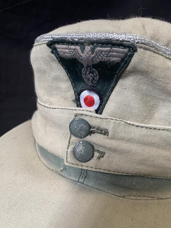 REPRODUCTION WW2 GERMAN AFRIKA KORP M43 CAP — image 2