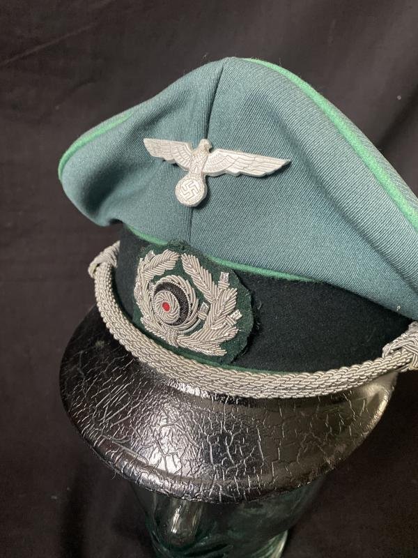 RERODUCTION WW2 GERMAN OFFICER'S GEBIRGSJAGER VISOR CAP — image 2
