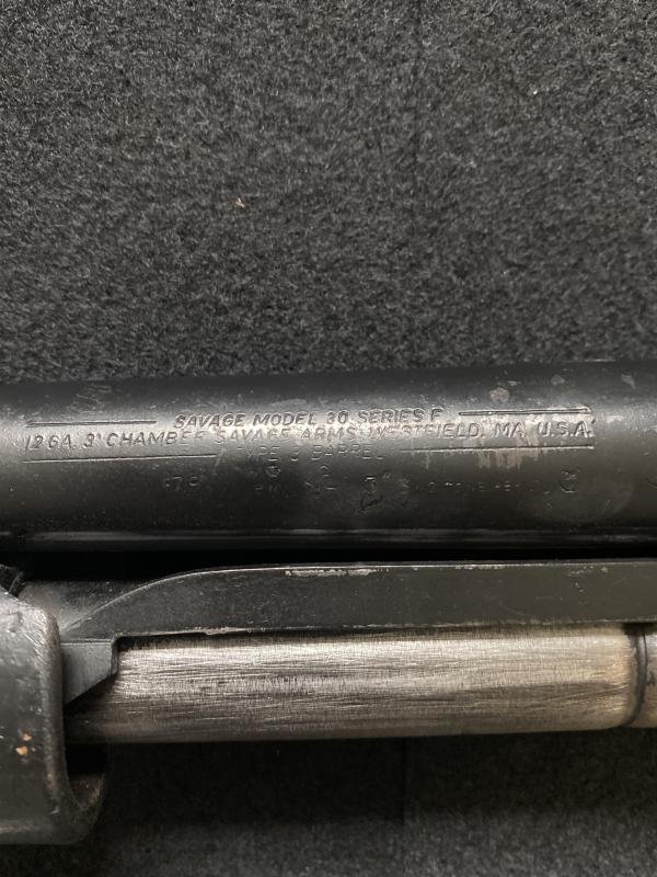 DEACTIVATED SAVAGE MODEL 30 SERIES F 12G PUMPACTION SHOTGUN (UK DEACTIVATION) — image 7