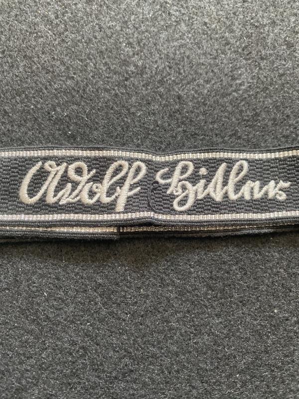 REPRODUCTION WW2 GERMAN SS ADOLF HITLER CUFF TITLE — image 2