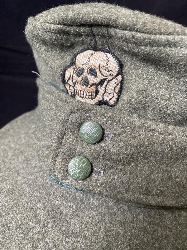 REPRODUCTION WW2 GERMAN WAFFEN-SS M43 CAP — image 2