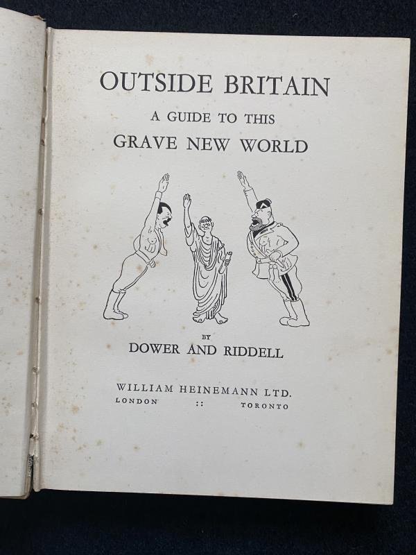 OUTSIDE BRITAIN 'A GUIDE TO THIS GRAVE NEW WORLD' (HARD COVER) — image 3